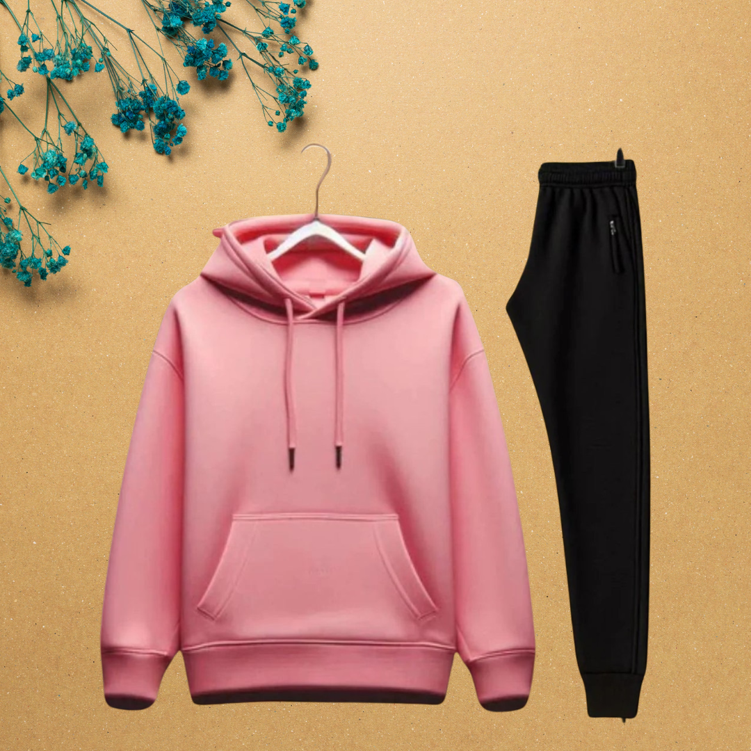 HT-01 FLEECE ESSENTIAL HOODIE & TROUSER,