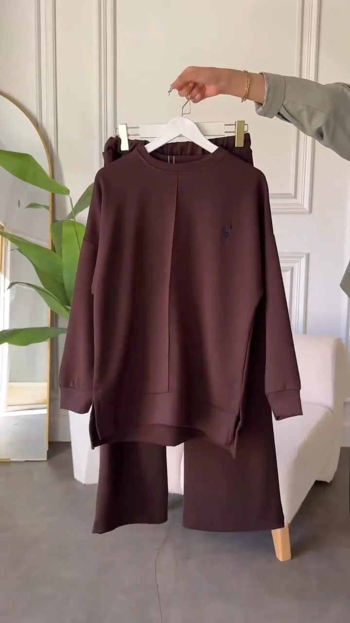 CH 589 The Bloom Wears Winter Fleece Co-ord Set