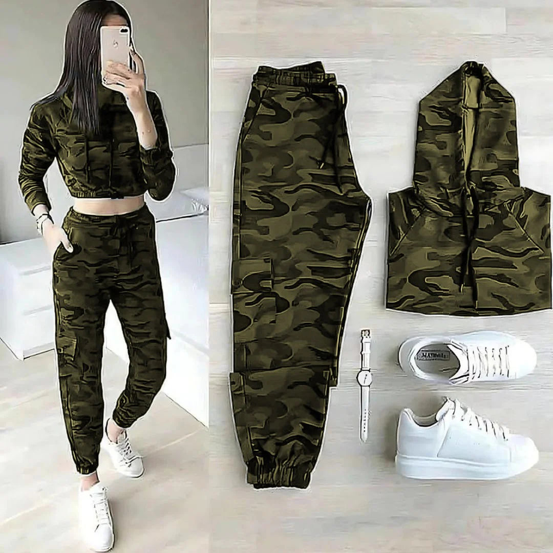 LY 0013 Camouflage Winter Tracksuit TheBloomWear