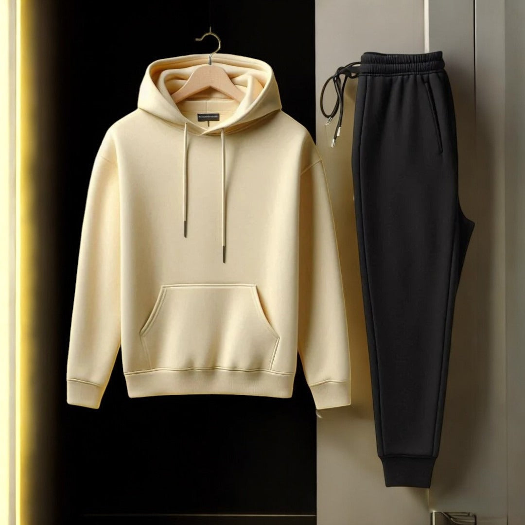 HT-01 FLEECE ESSENTIAL HOODIE & TROUSER.