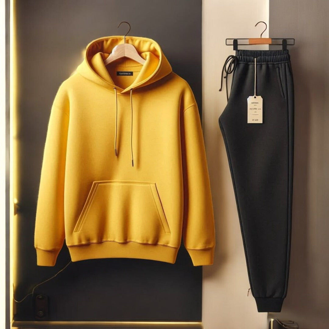 HT-01 FLEECE ESSENTIAL HOODIE & TROUSER.