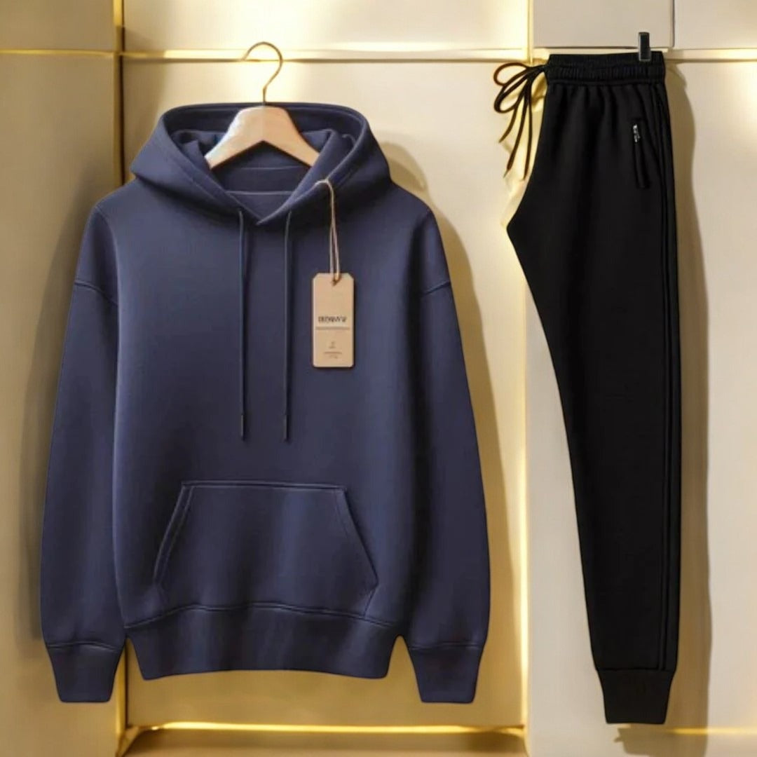 HT-01 FLEECE ESSENTIAL HOODIE & TROUSER.