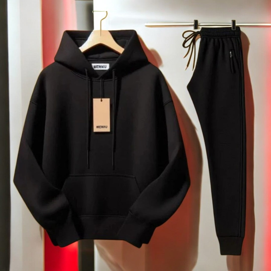 HT-01 FLEECE ESSENTIAL HOODIE & TROUSER.