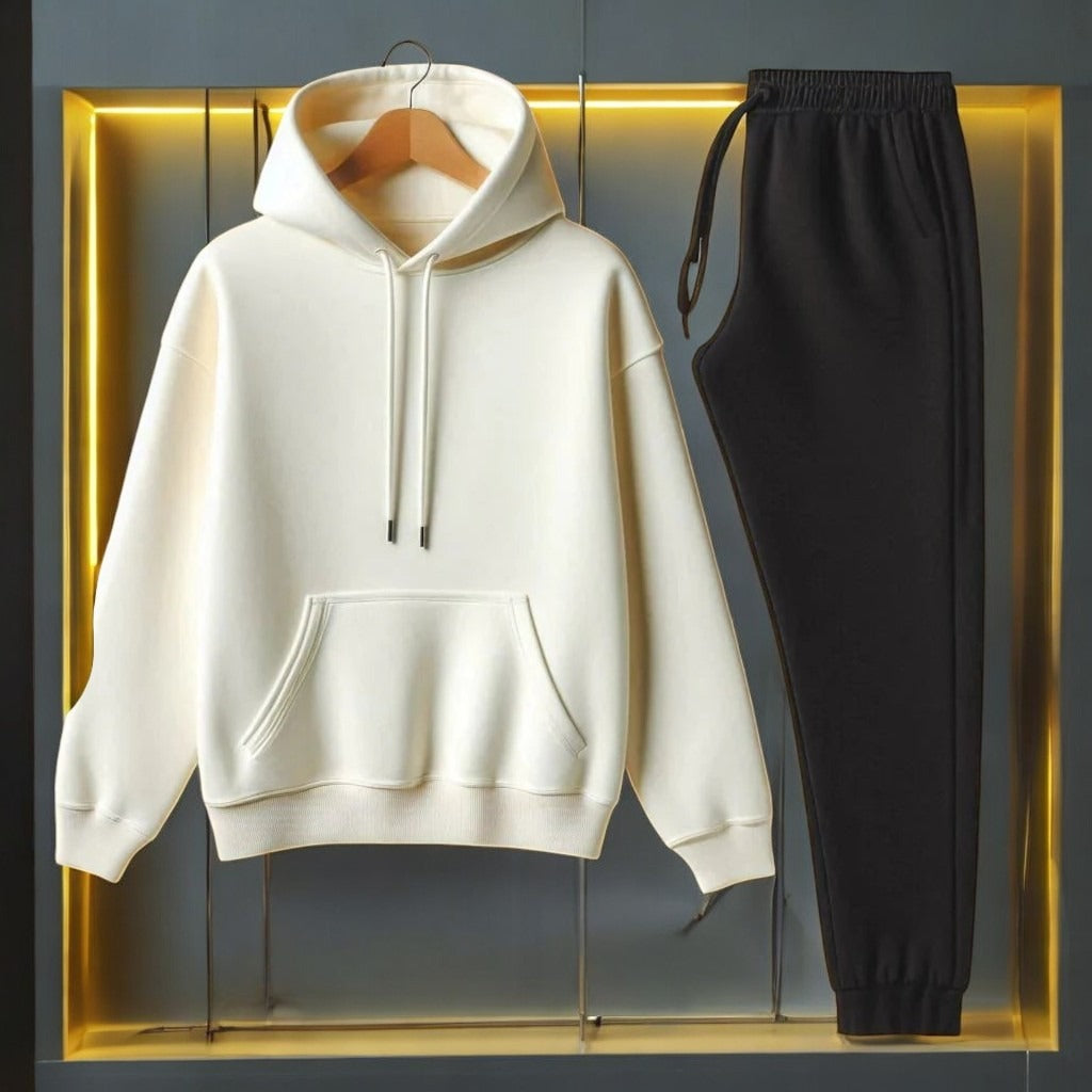 HT-01 FLEECE ESSENTIAL HOODIE & TROUSER.