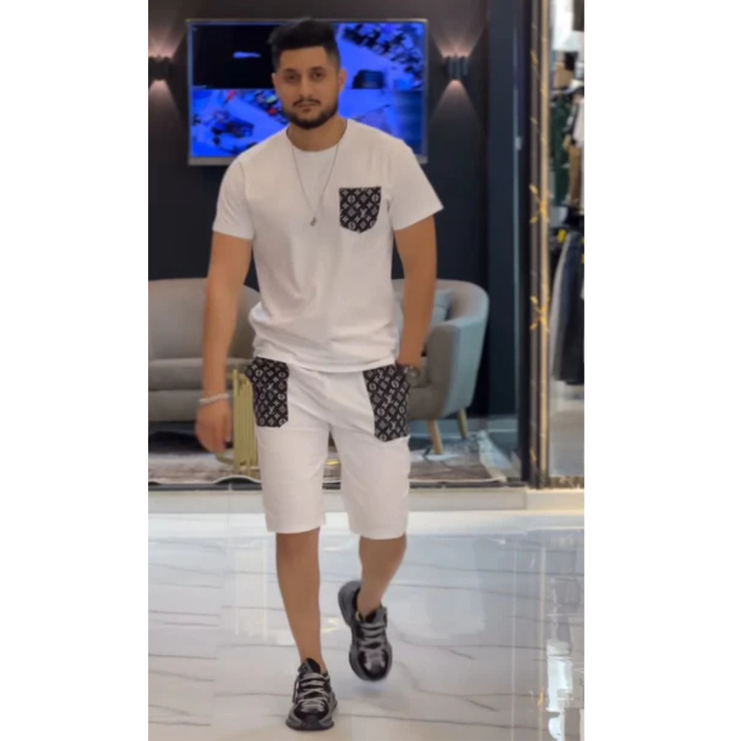 THEBLOOMWEARS LI#28 POCKET PRINTED SHORTS & AND T-SHIRTS