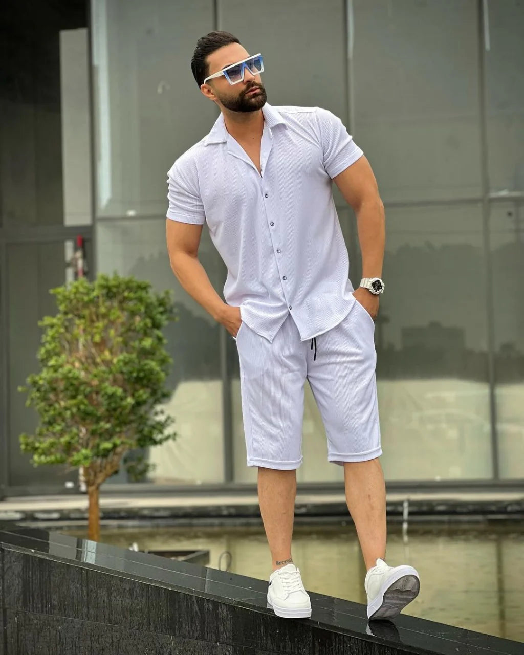 LI 24 Men's Summer luxurious SHIRTS & SHORTS
