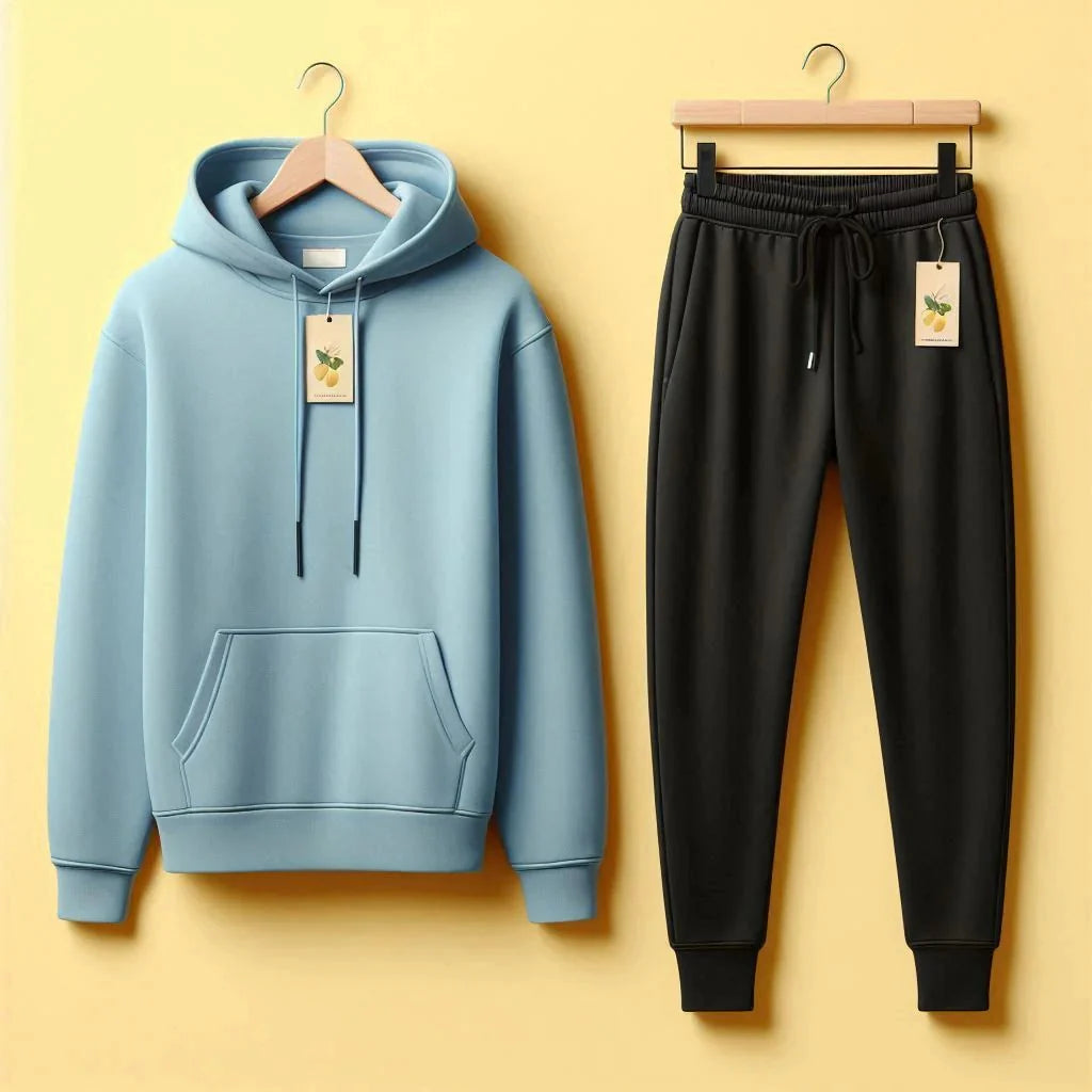 HT-01 FLEECE ESSENTIAL HOODIE & TROUSER.