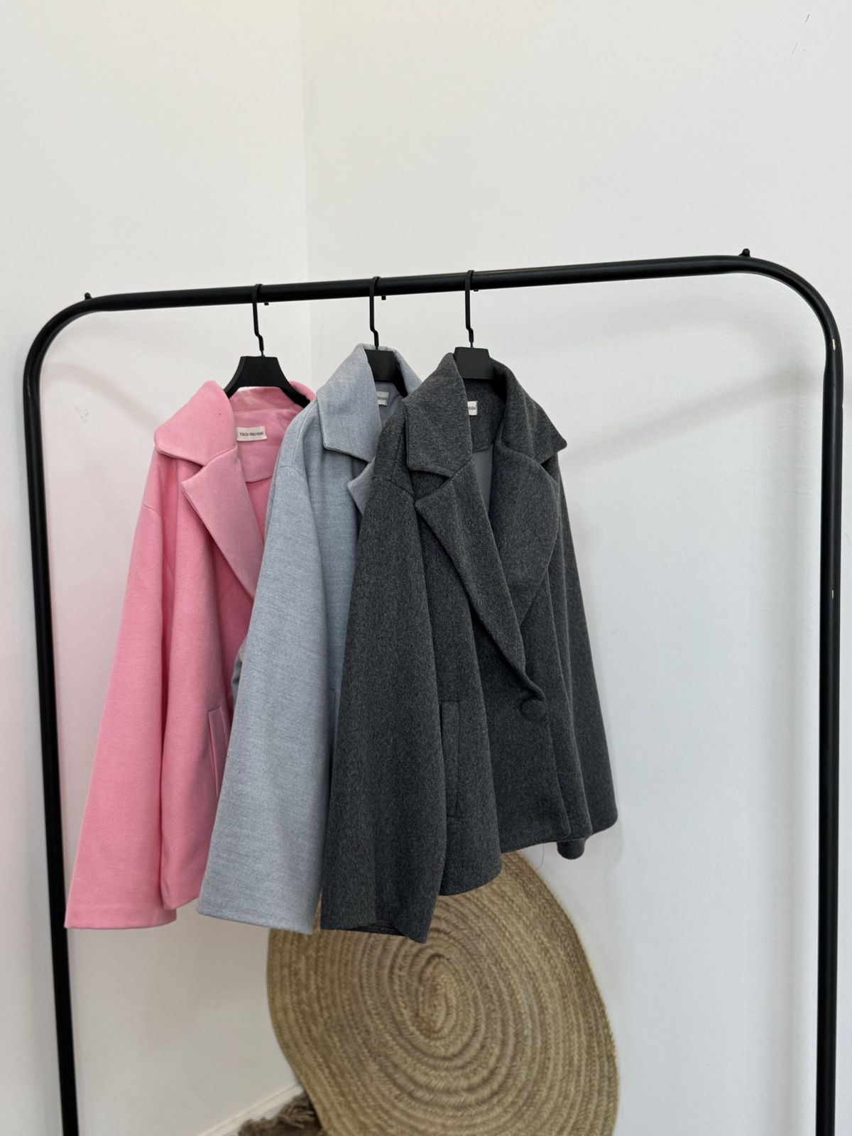 CH - 581 Heritage Double Button Fleece Coat - The Bloom Wears