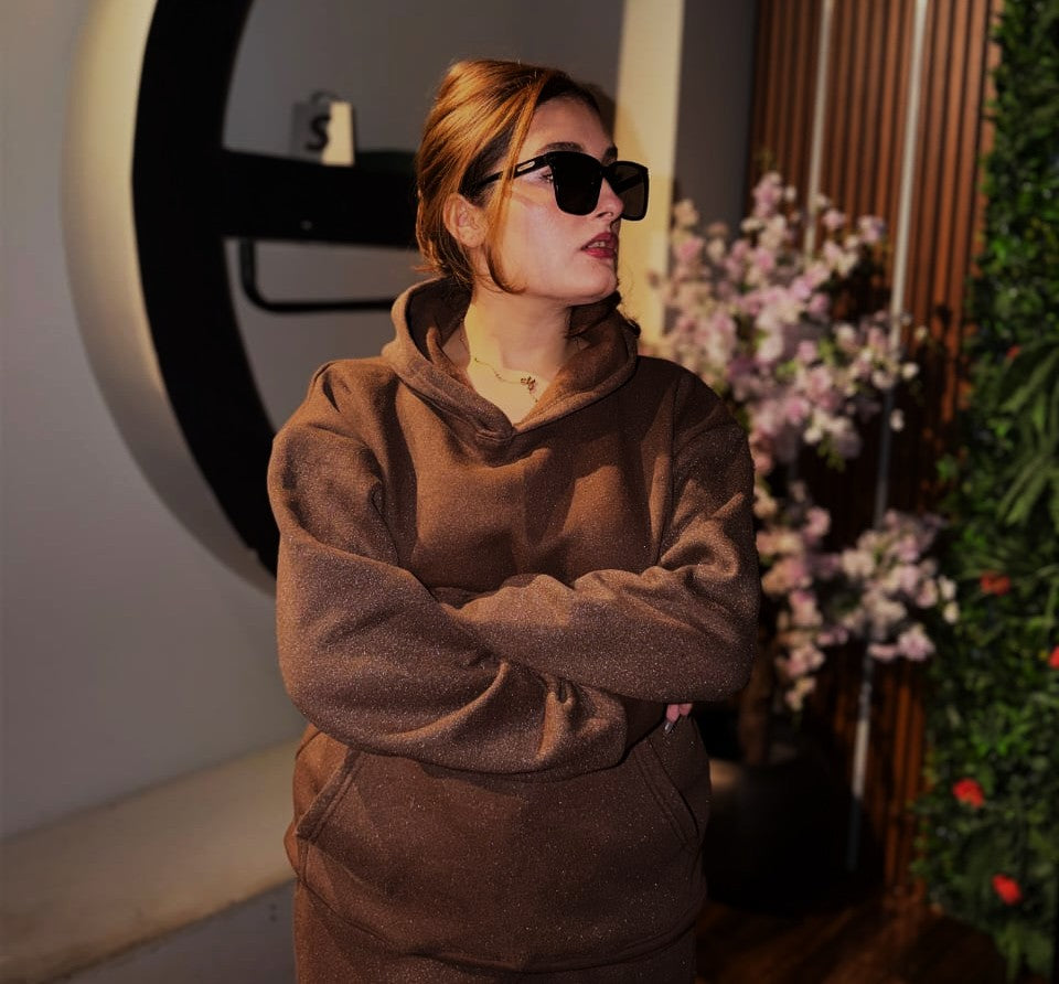 CH 609 Glitter Blend Fleece Tracksuit