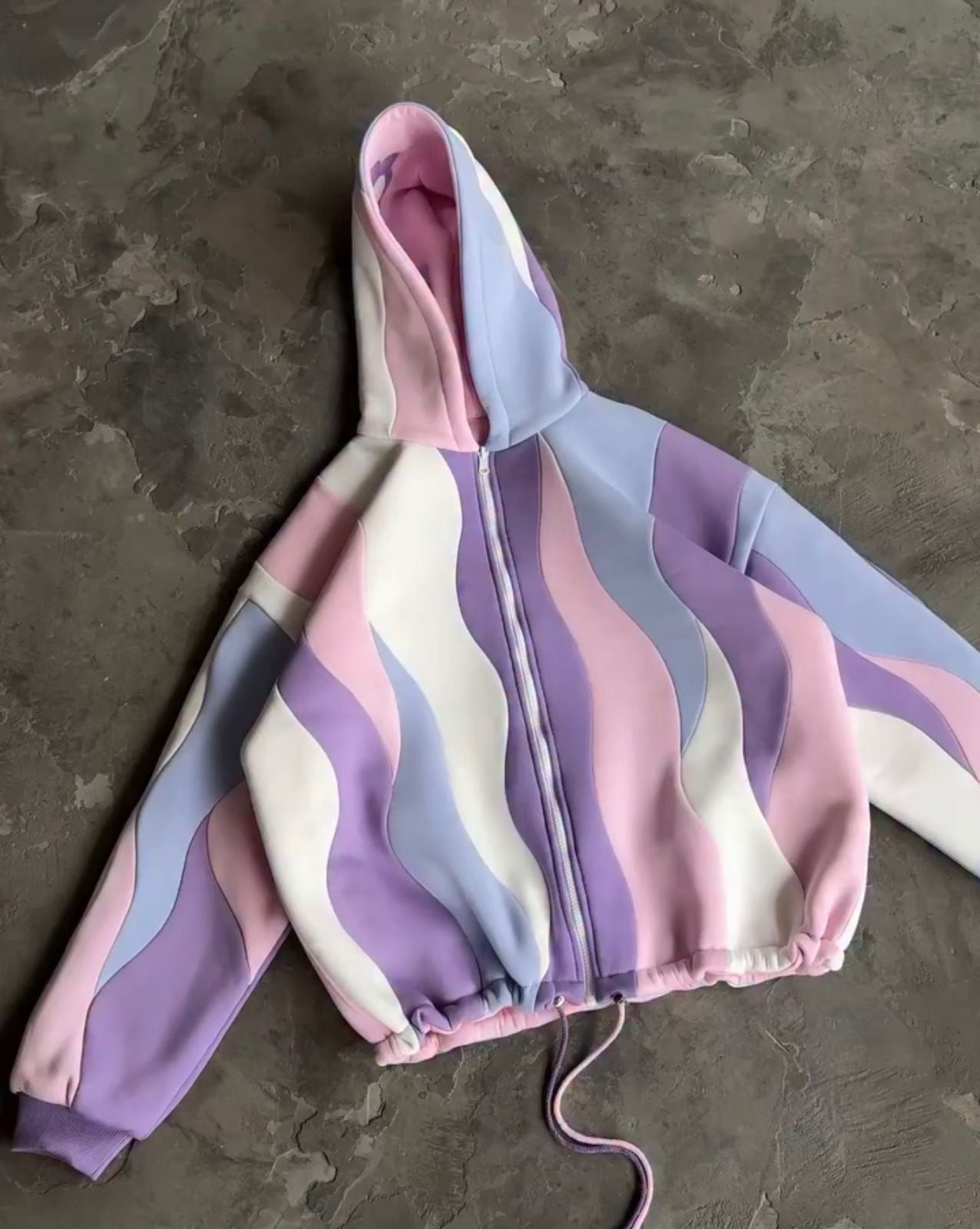 CH - 613 Two-Style Pastel Paradise 3D Floral Printed Tracksuit Emberline- The Bloom Wears