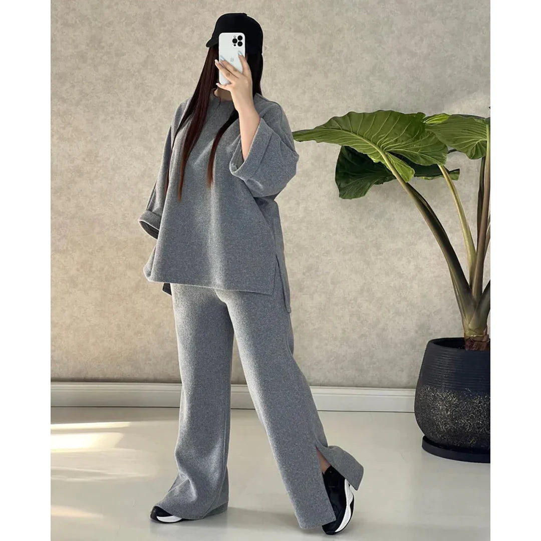 Winter Bottom Cut 2 Pieces Fleece Dress CH # 327