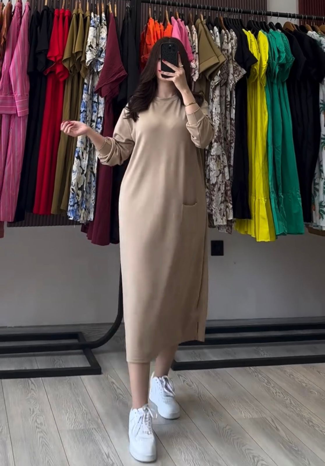 CH 592 - Longline Fleece Top For Winters