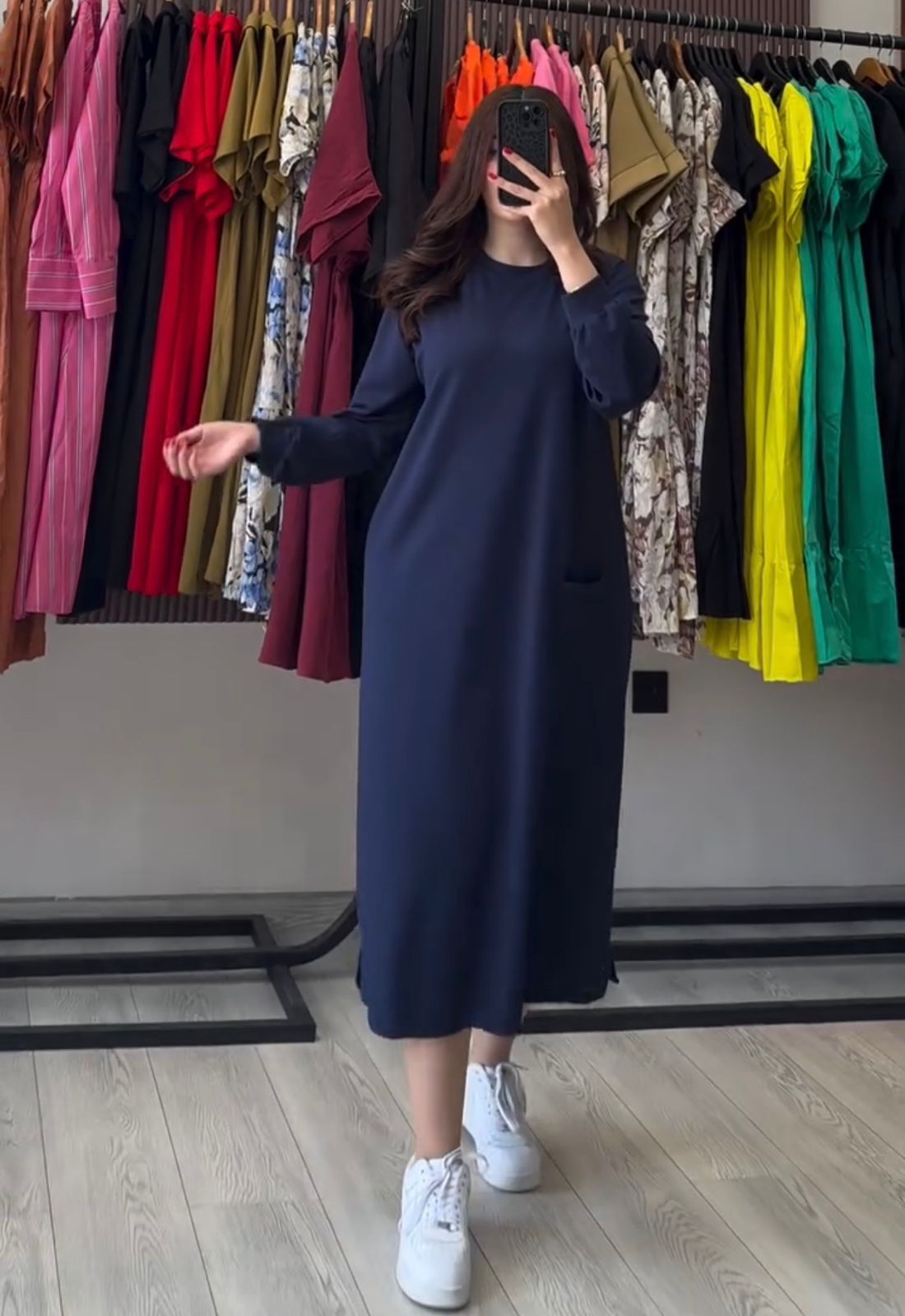 CH 592 - Longline Fleece Top For Winters