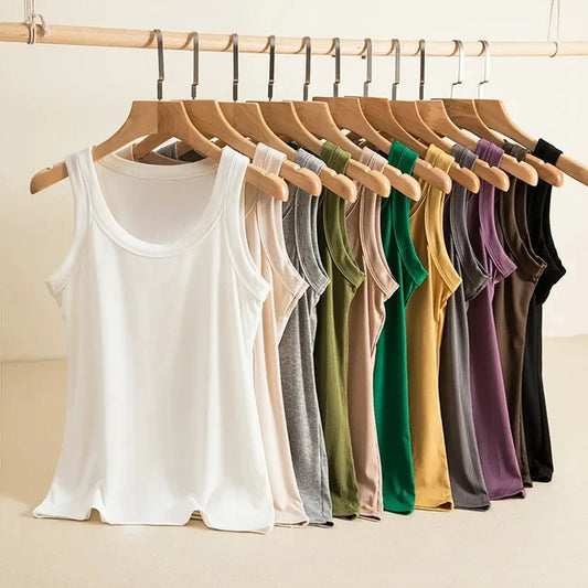 Ch # 415 O Neck Basic Tank Top