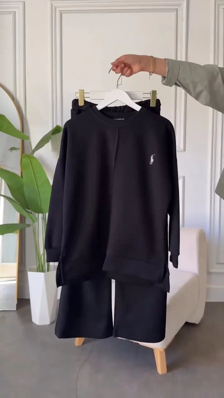 CH 589 The Bloom Wears Winter Fleece Co-ord Set