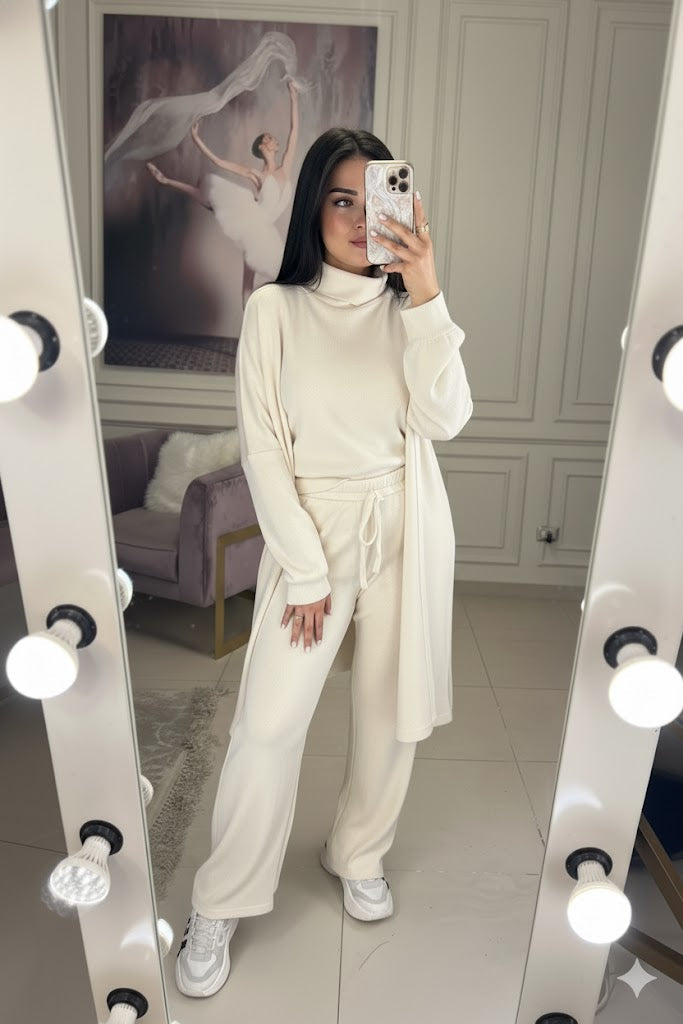 CH-604 Winter Glam 3-Piece Fleece Outfit - The Bloom Wears