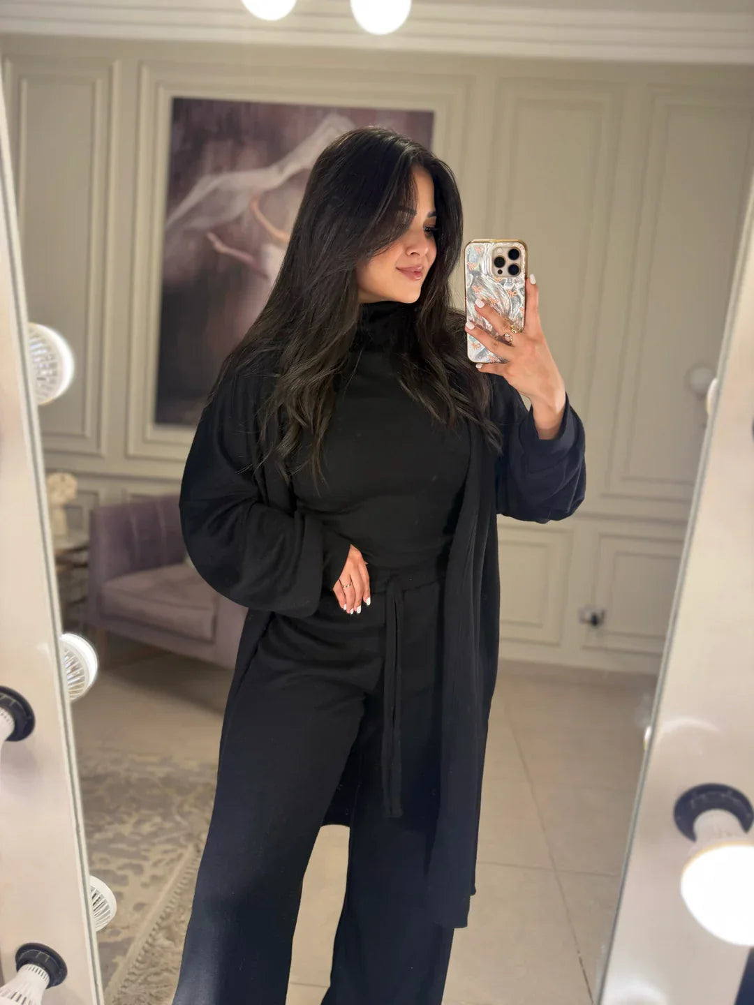 CH-604 Winter Glam 3-Piece Fleece Outfit - The Bloom Wears