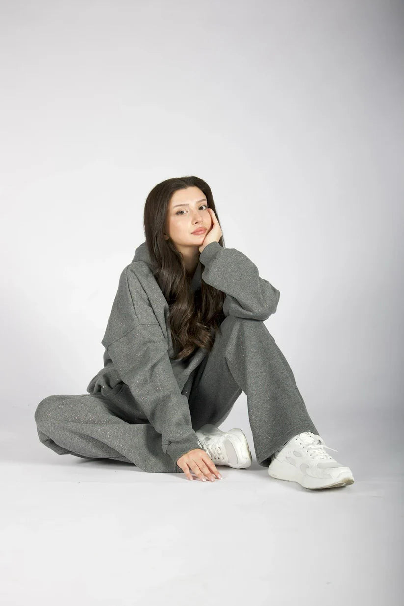 CH 609 Glitter Blend Fleece Tracksuit