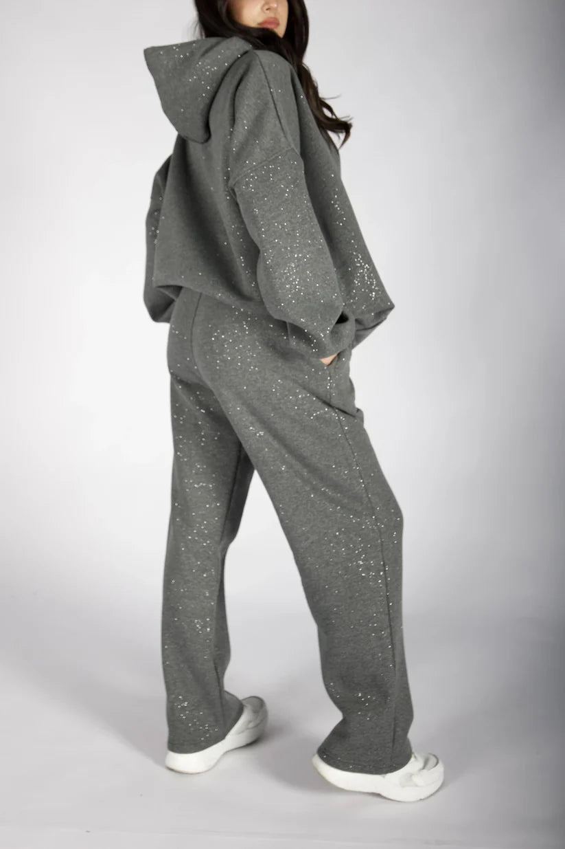 CH 609 Glitter Blend Fleece Tracksuit