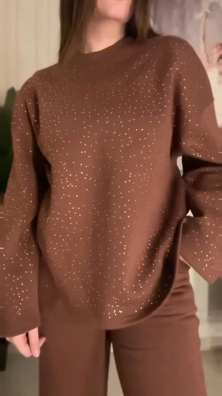 CH 600 Sparkle Two-Piece Winter Co ord Set