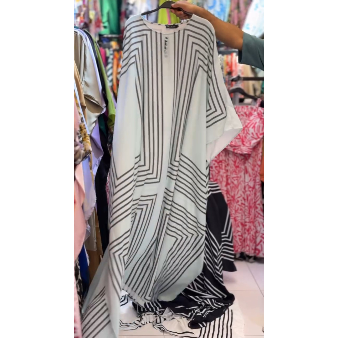 CH 533 Silk Kaftaan Dress