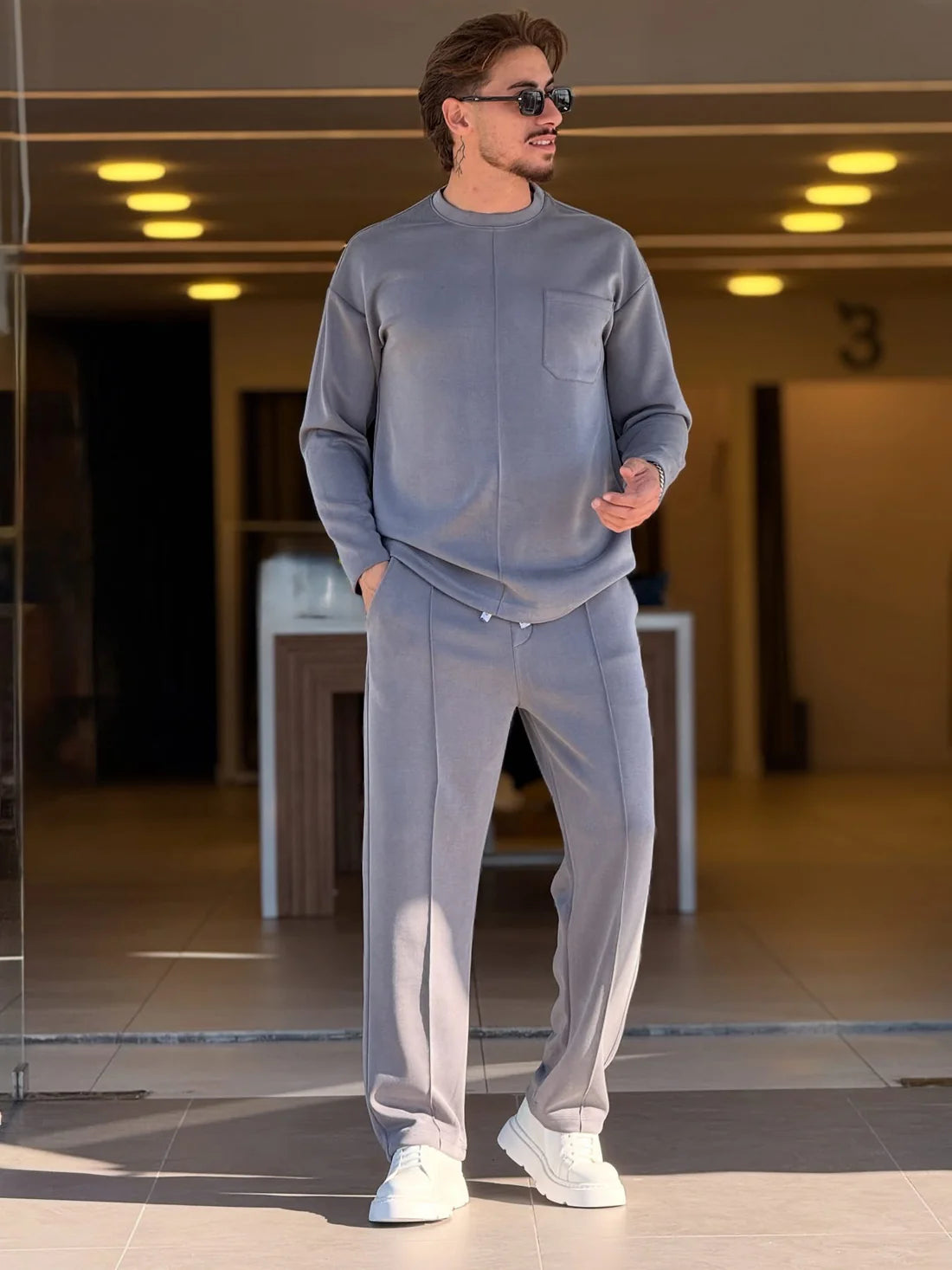 Li-58 Winter Round neck Tracksuit