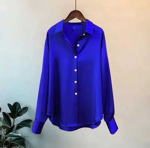 Silk Front Button Shirt P-51