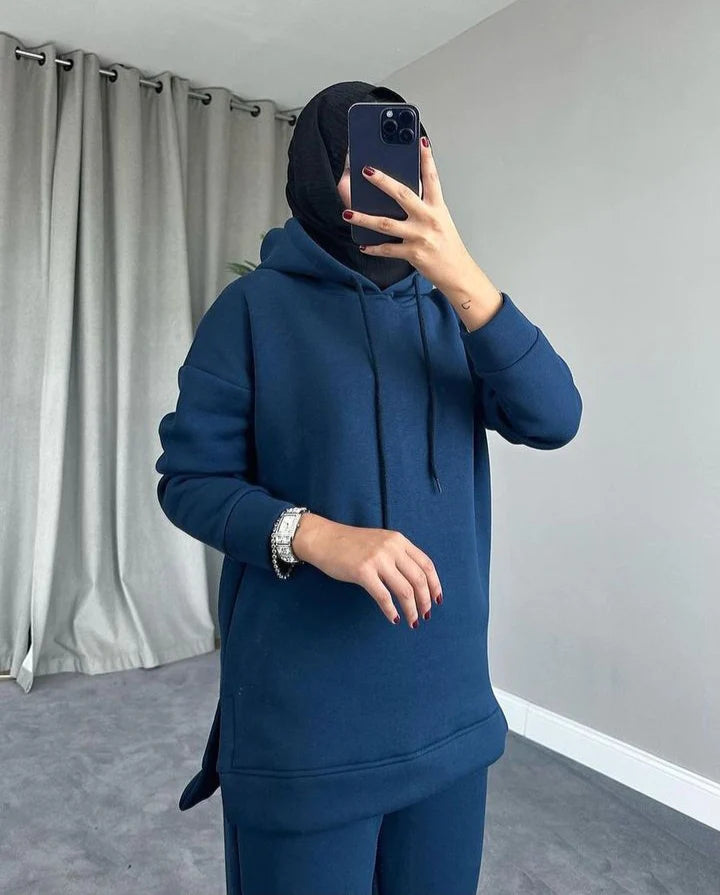 CH 400 Bloom's Hooded Winter Fleece Tracksuit