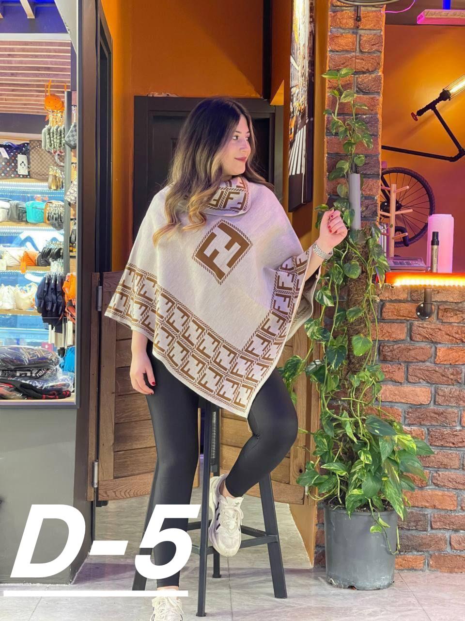 Cape Shawl Poncho Winter Stuff (Design 5 )