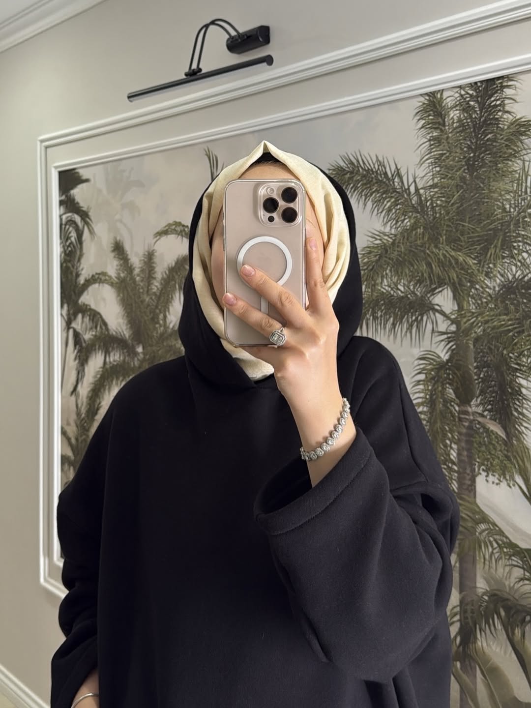 CH 606 - Everyday Modest Abaya Style Hooded Outfit - The Bloom Wears