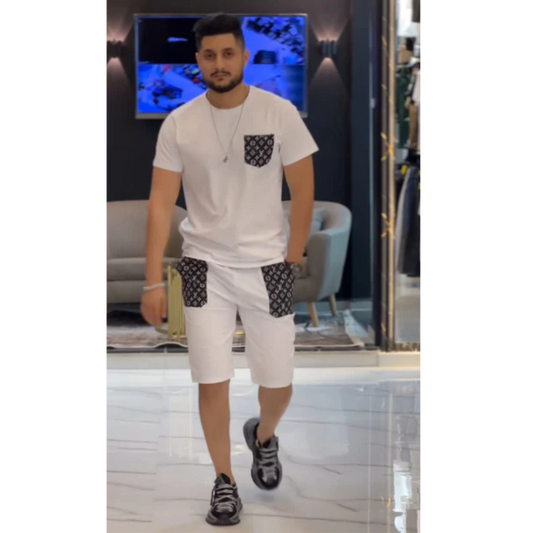 THEBLOOMWEARS LI#28 POCKET PRINTED SHORTS & AND T-SHIRTS