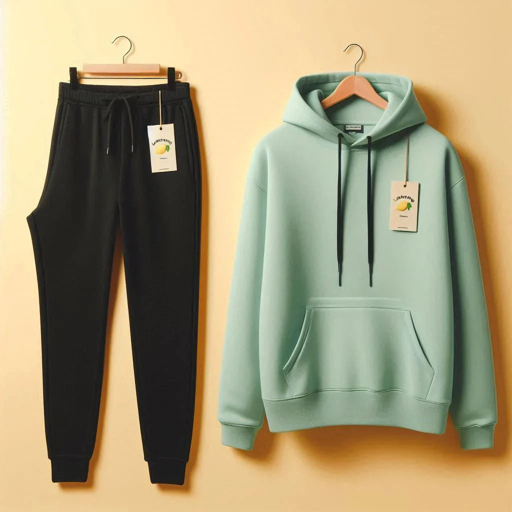 HT-01 FLEECE ESSENTIAL HOODIE & TROUSER