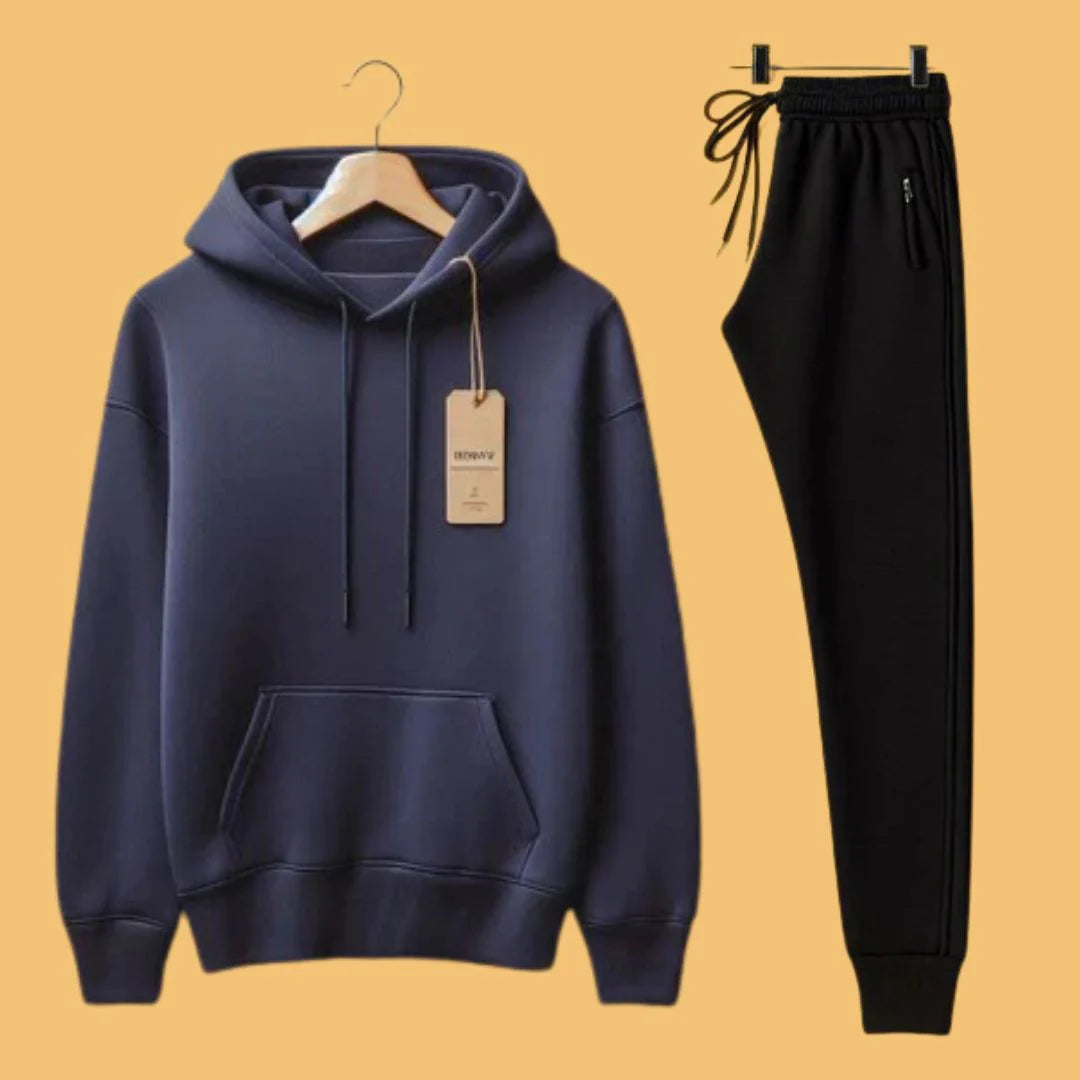 HT-01 FLEECE ESSENTIAL HOODIE & TROUSER