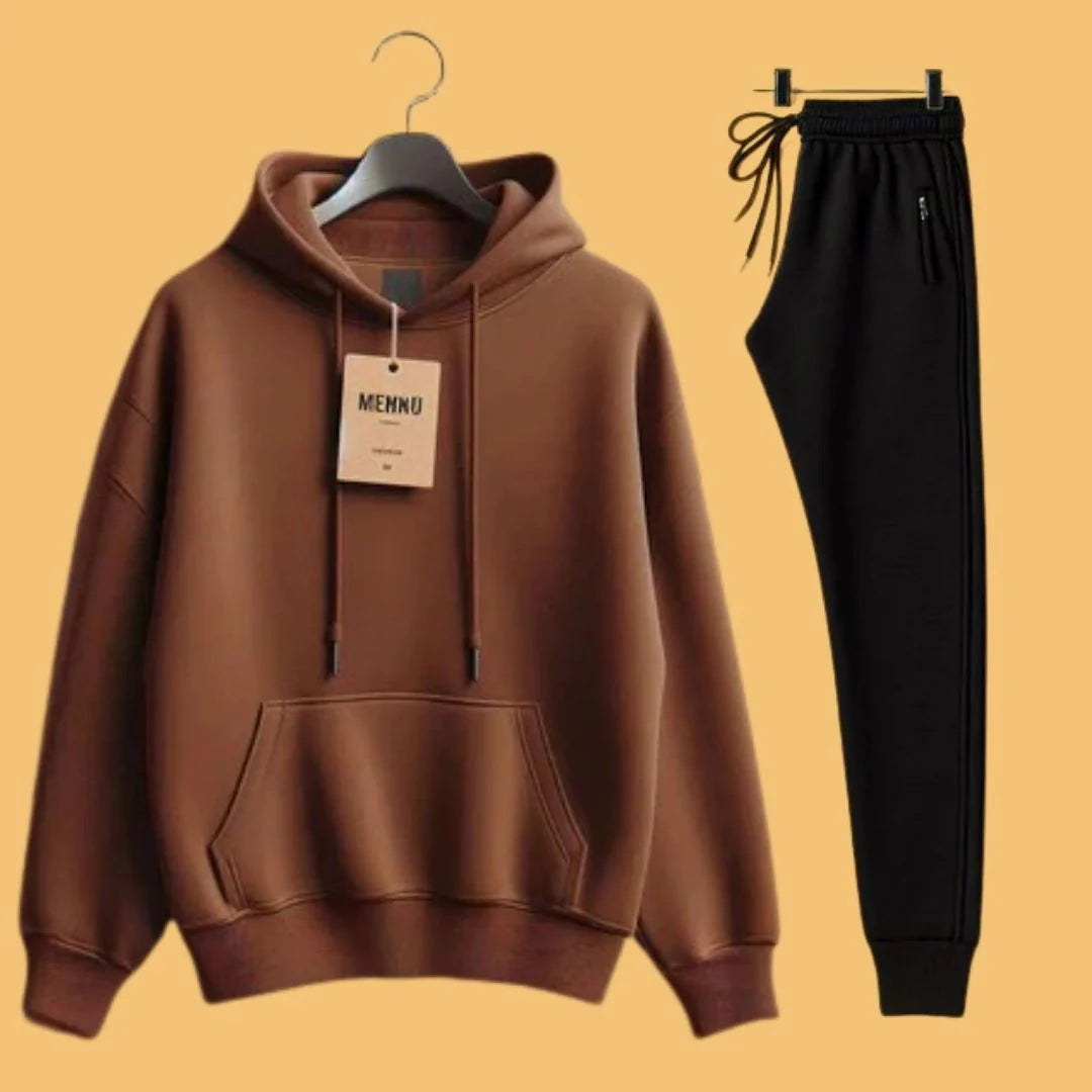 HT-01 FLEECE ESSENTIAL HOODIE & TROUSER