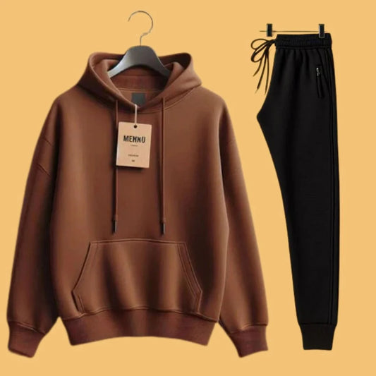 HT-01 FLEECE ESSENTIAL HOODIE & TROUSER