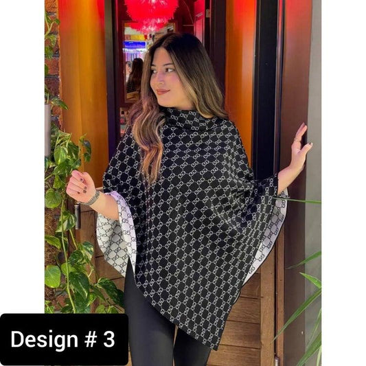 Cape Shawl Poncho Winter Stuff (Design 3 )