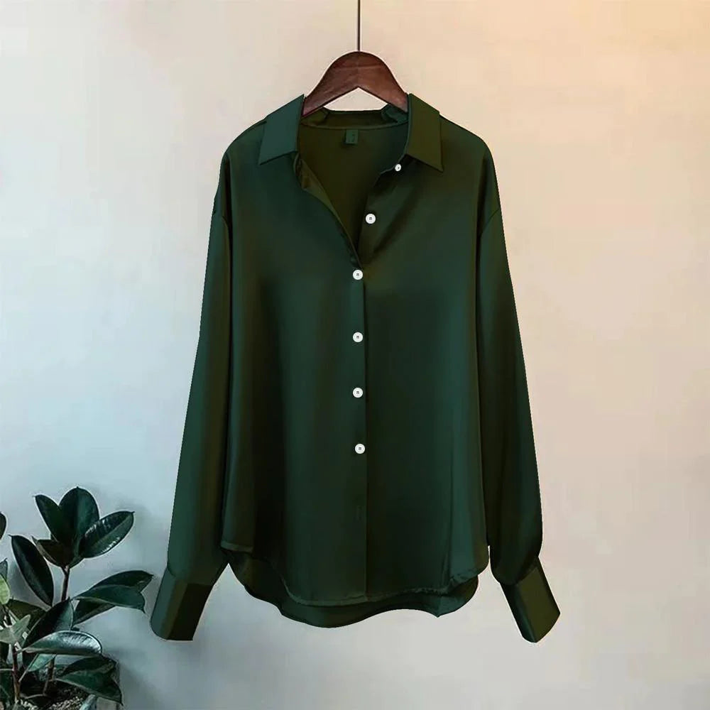 Silk Front Button Shirt P-51